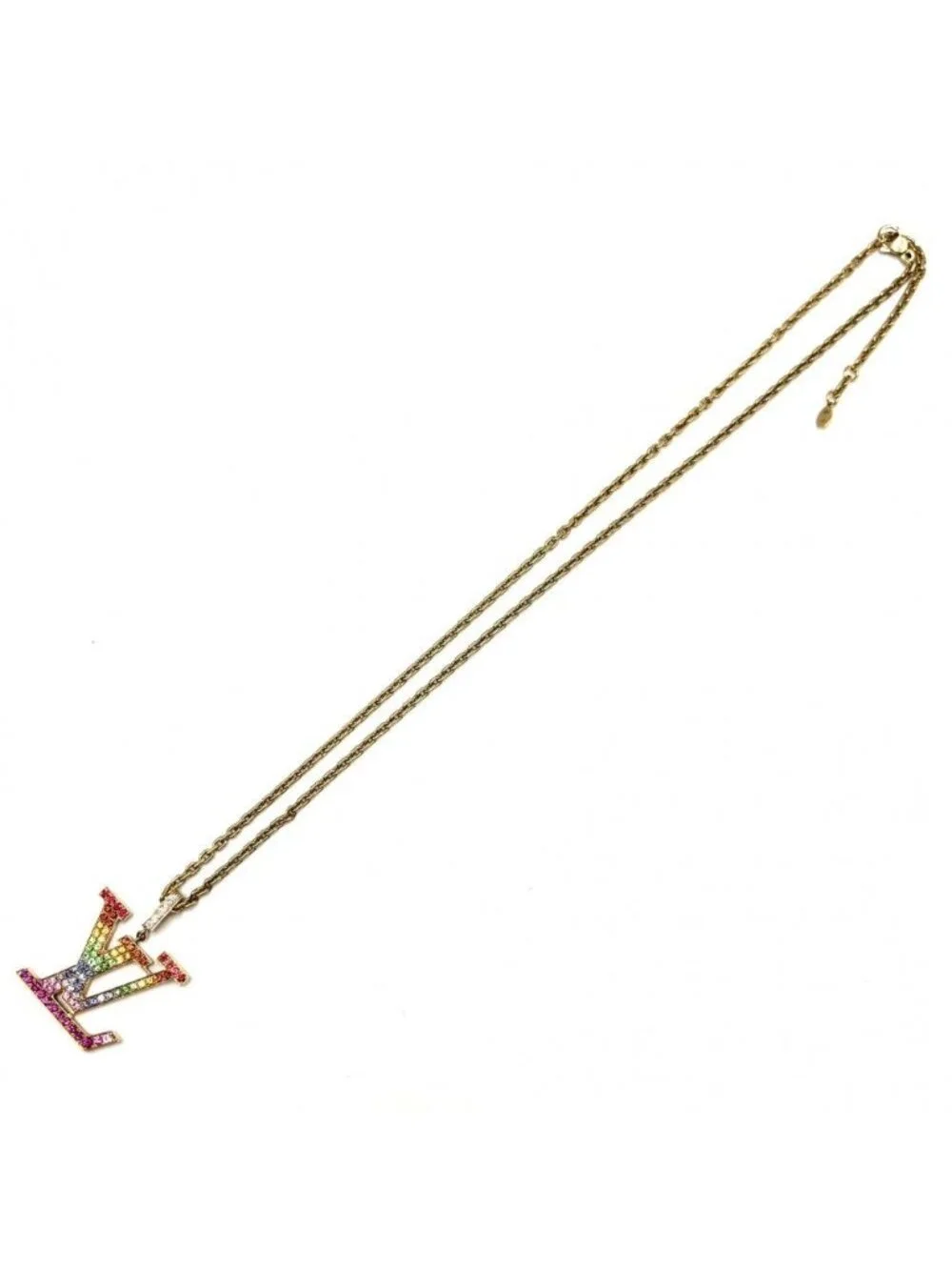 Louis Vuitton Pendant Pendentif LV XL with Adjustable Star